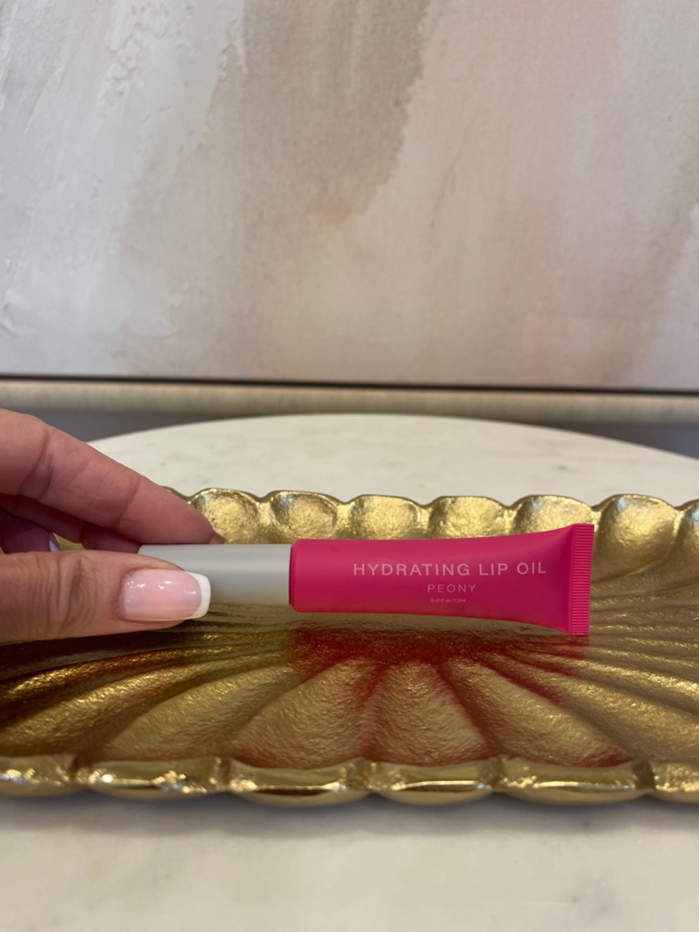 NWOT Hydrating Lip Oil Peony - Pink Hydrating Lip Oil